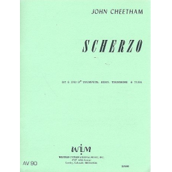 Scherzo for 2 trumpets, horn, trombone and tuba - John Cheetham