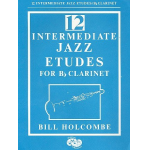 12 intermediate Jazz etudes (+CD) for clarinet - Bill Holcombe