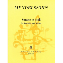 Sonate c-Moll : für Viola - Felix Mendelssohn-Bartholdy