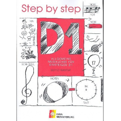 Step by Step D1 - Allgemeine Musiklehre für Einsteiger D1 Arbeitsheft - Bernd Nawrat
