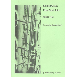 Anitras Tanz : für 4 Saxophone (SATB) - Edvard Grieg