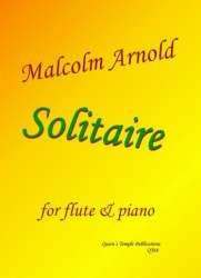 Solitaire : for flute and piano - Malcolm Arnold