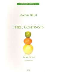 3 Contrasts for 2 clarinets - Marcus Blunt