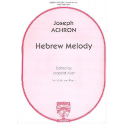 Hebrew Melody : for violin - Joseph Achron