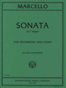 Sonata F major for trombone and piano