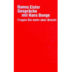 Gespräche mit Hans Bunge : - Hanns Eisler