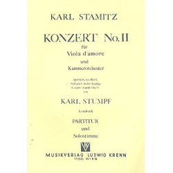 Konzert Nr.2 für Viola d'amore und Kammerorchester - Carl Stamitz