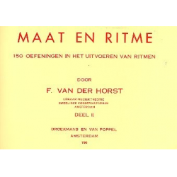 Maat en ritme vol.2 : 150 oefeningen - F. van der Horst