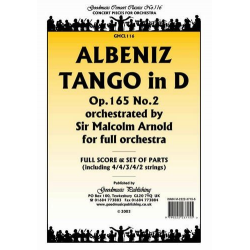 Tango D major op.165,2 : - Isaac Albéniz