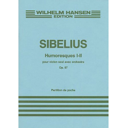 Humoresques 1-2 op.87 : für Violine - Jean Sibelius