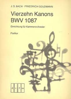 14 Kanons BWV1087 :