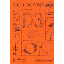 Step by Step D3 - Allgemeine Musiklehre Aufbaustufe D3 Lösungsheft - Bernd Nawrat