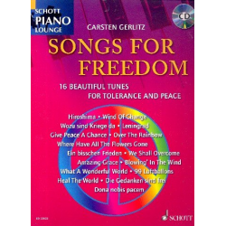 Songs for Freedom (+CD) - 16 wunderschöne Melodien für Toleranz und Frieden - Diverse / Arr. Carsten Gerlitz