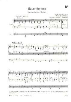 Bayernhymne : für Orgel