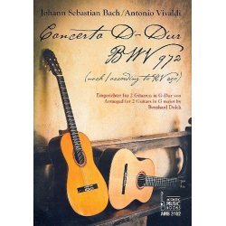 Concerto D-Dur BWV972 nach RV230 : - Johann Sebastian Bach