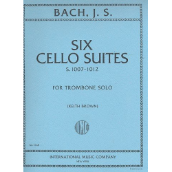 6 Cello Suites : for trombone solo - Johann Sebastian Bach