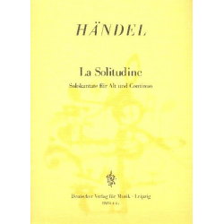 La solitudine : Solokantate - Georg Friedrich Händel (George Frederic Handel)