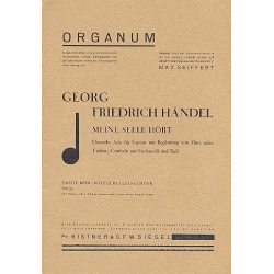 Meine Seele hört im Sehen, HWV 207 - Georg Friedrich Händel (George Frederic Handel) / Arr. Max Seiffert