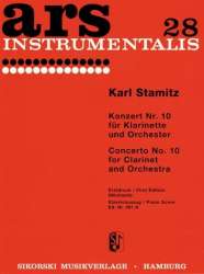 Konzert Nr.10 für Klarinette & Klavier - Carl Stamitz