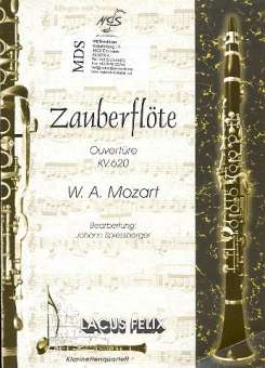 Zauberflöte KV620 - Ouvertüre für Klarinettenquartett Partitur+Stimmen