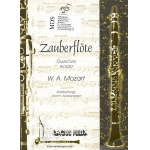 Zauberflöte KV620 - Ouvertüre für Klarinettenquartett Partitur+Stimmen - Wolfgang Amadeus Mozart / Arr. Johann Spiessberger
