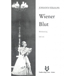 Wiener Blut - Klavierauszug (dt) - Johann Strauß / Strauss (Sohn)