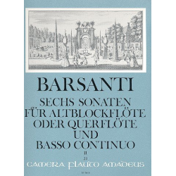 6 Sonaten op.1 Band 2 (Nr.4-6) - - Francesco Barsanti