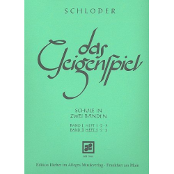 Das Geigenspiel Band 2 Teil 1 - Josef Schloder