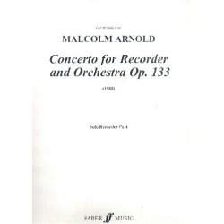 Recorder Concerto (solo part) - Malcolm Arnold