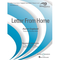 Letter from Home - Aaron Copland / Arr. Brian Belski