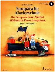 Europäische Klavierschule Band 1 - Noten mit Online-Material - Fritz Emonts