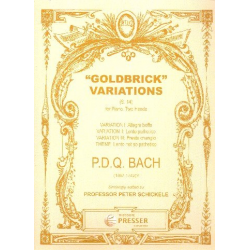 Goldbrick Variations S.14 : for - Peter Schickele