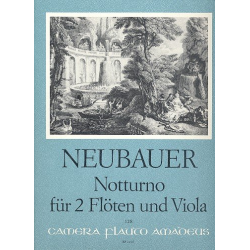 Notturno - für 2 Flöten (Flöte und Violine) - Franz Christoph Neubauer