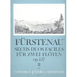 6 Duos faciles op.137 Band 2 - Anton Bernhard Fürstenau
