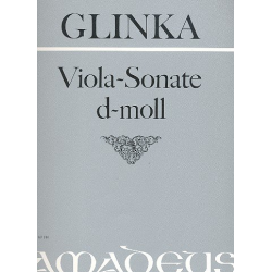 Sonate d-Moll - für Viola - Mikhail Glinka