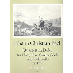 Quartett D-Dur op.19,2 - für - Johann Christian Bach