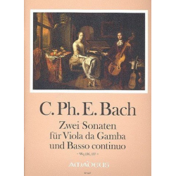2 Sonaten Wq136 und Wq137 - für - Carl Philipp Emanuel Bach