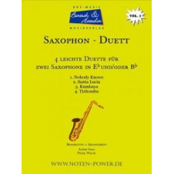 4 leichte Duette für Saxophon, Vol. 2 - Achim Graf Peter Welte