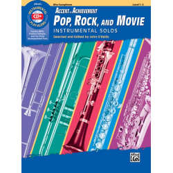 AOA Pop Rock Movie Inst Solos AX/CD - John O'Reilly