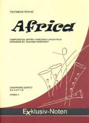 Africa - Saxophonquintett - David Paich & Jeff Porcaro (Toto) / Arr. Joachim Farbowsky