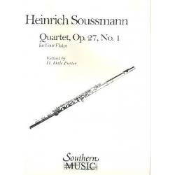 QUARTET OP.27,1 : FOR 4 FLUTES - Heinrich Soussmann