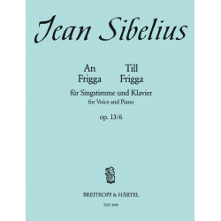 Till Frigga - an Frigga - Jean Sibelius