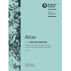 Tema con variationi op. 29a - Miklos Rozsa