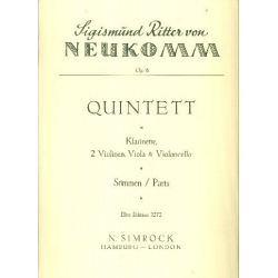 Quintett op.8 : für Klarinette und - Sigismund Ritter von Neukomm