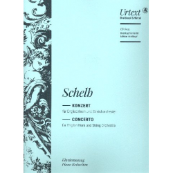 Konzert für Englischhorn und Streichorchester - - Josef Schelb