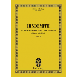 Klaviermusik (linke Hand) mit - Paul Hindemith