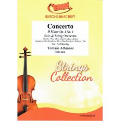 Concerto  D Minor Op. 6 Nr. 4 - Tomaso Albinoni / Arr. Ted Barclay