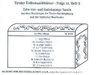 Tiroler Volksmusikblätter 15/2 - Peter Moser