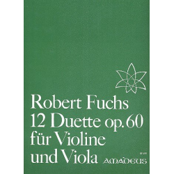 12 Duette op.60 - für Violine und - Robert Fuchs
