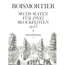 6 Suiten op.17 Band 1 (nr.1-3) - - Joseph Bodin de Boismortier